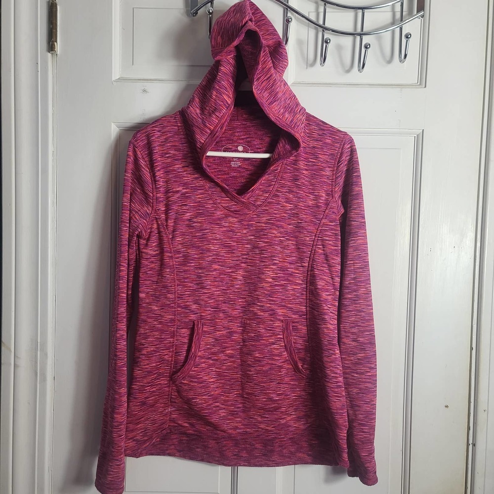 Tangerine pullover hooded Activewear Sweater